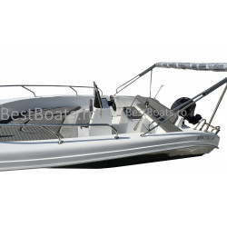 BestBoats New Star 500 Barca cu Consola Centrala Open 5.0 m pescuit  si agrement de fibra cu motor nescufundabila autodrenanta