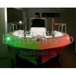 BestBoats New Star 500 Barca cu Consola Centrala Open 5.0 m pescuit  si agrement de fibra cu motor nescufundabila autodrenanta