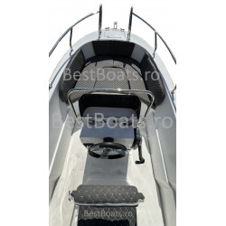 BestBoats New Star 500 Barca cu Consola Centrala Open 5.0 m pescuit  si agrement de fibra cu motor nescufundabila autodrenanta