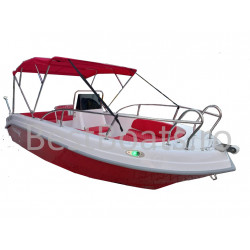 BestBoats New Star 500 Barca cu Consola Centrala Open 5.0 m pescuit  si agrement de fibra cu motor nescufundabila autodrenanta