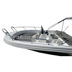 BestBoats New Star 500 Barca cu Consola Centrala Open 5.0 m pescuit  si agrement de fibra cu motor nescufundabila autodrenanta