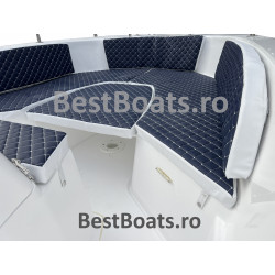 BestBoats New Star 500 Barca cu Consola Centrala Open 5.0 m de pescuit  si agrement de fibra cu motor nescufundabila autodrena