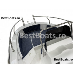 BestBoats New Star 500 Barca cu Consola Centrala Open 5.0 m de pescuit  si agrement de fibra cu motor nescufundabila autodrena