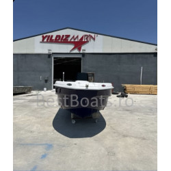 BestBoats Star 460 XL Barca Open 4.60 m de pescuit si agrement de fibra cu motor nescufundabila autodrenanta cu chila Step Keel