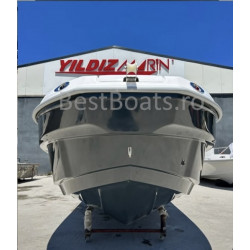 BestBoats Star 460 XL Barca Open 4.60 m de pescuit si agrement de fibra cu motor nescufundabila autodrenanta cu chila Step Keel