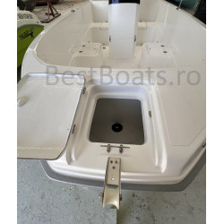 BestBoats Star 460 XL Barca Open 4.60 m de pescuit de fibra cu motor nescufundabila autodrenanta cu chila Step Keel Best Boats
