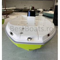 BestBoats Star 460 XL Barca Open 4.60 m de pescuit de fibra cu motor nescufundabila autodrenanta cu chila Step Keel Best Boats