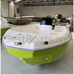 BestBoats Star 460 XL Barca Open 4.60 m de pescuit de fibra cu motor nescufundabila autodrenanta cu chila Step Keel Best Boats