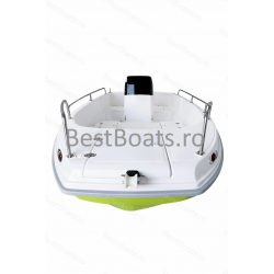 BestBoats Star 460 XL Barca Open 4.60 m de pescuit de fibra cu motor nescufundabila autodrenanta cu chila Step Keel