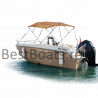 BestBoats Star 460 XL Barca Open 4.60 m de pescuit de fibra cu motor nescufundabila autodrenanta cu chila Step Keel Best Boats