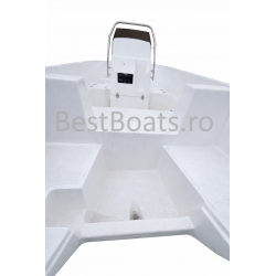 BestBoats Star 460 XL Barca Open 4.60 m de pescuit de fibra cu motor nescufundabila autodrenanta cu chila Step Keel Best Boats