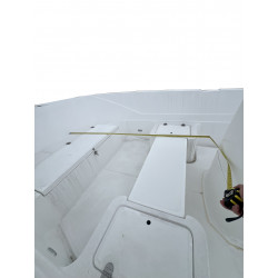 BestBoats Star 460 XL Barca Open 4.60 m de pescuit de fibra cu motor nescufundabila autodrenanta cu chila Step Keel