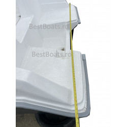 BestBoats Star 460 XL Barca Open 4.60 m de pescuit de fibra cu motor nescufundabila autodrenanta cu chila Step Keel