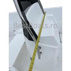 BestBoats Star 460 XL Barca Open 4.60 m de pescuit de fibra cu motor nescufundabila autodrenanta cu chila Step Keel