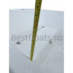 BestBoats Star 460 XL Barca Open 4.60 m de pescuit de fibra cu motor nescufundabila autodrenanta cu chila Step Keel