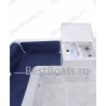 BestBoats CABIN 460 XL LUX Barca CABINATA 4.60 m de pescuit de fibra cu motor cu chila Step Keel Best Boats YILDIZ MARIN