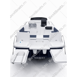 BestBoats CABIN 460 XL LUX Barca CABINATA 4.60 m de pescuit de fibra cu motor cu chila Step Keel Best Boats YILDIZ MARIN