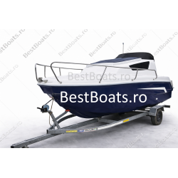 BestBoats Cabin 460 XL Barca Cabinata LUX 4.60m de agrement si pescuit