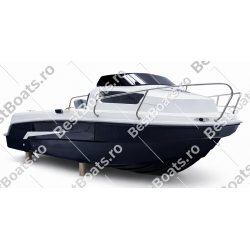 BestBoats CABIN 460 XL LUX Barca CABINATA 4.60 m de pescuit de fibra cu motor cu chila Step Keel Best Boats YILDIZ MARIN