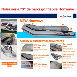 Set Promo Barca Gonflabila T32-IE3 HONDA Honwave Best Boats + Motor Honda BF 5DH SHU