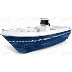 BestBoats Star450 Barca Open 4.50 m de pescuit de fibra cu motor nescufundabila autodrenanta
