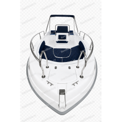 BestBoats New Star 500 Barca cu Consola Centrala Open 5.0m de pescuit  si agrement de fibra cu motor nescufundabila autodrena