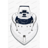BestBoats New Star 500 Barca cu Consola Centrala Open 5.0m de pescuit  si agrement de fibra cu motor nescufundabila autodrena